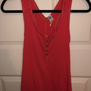 Free People We The Free Button Up Racerback Cami